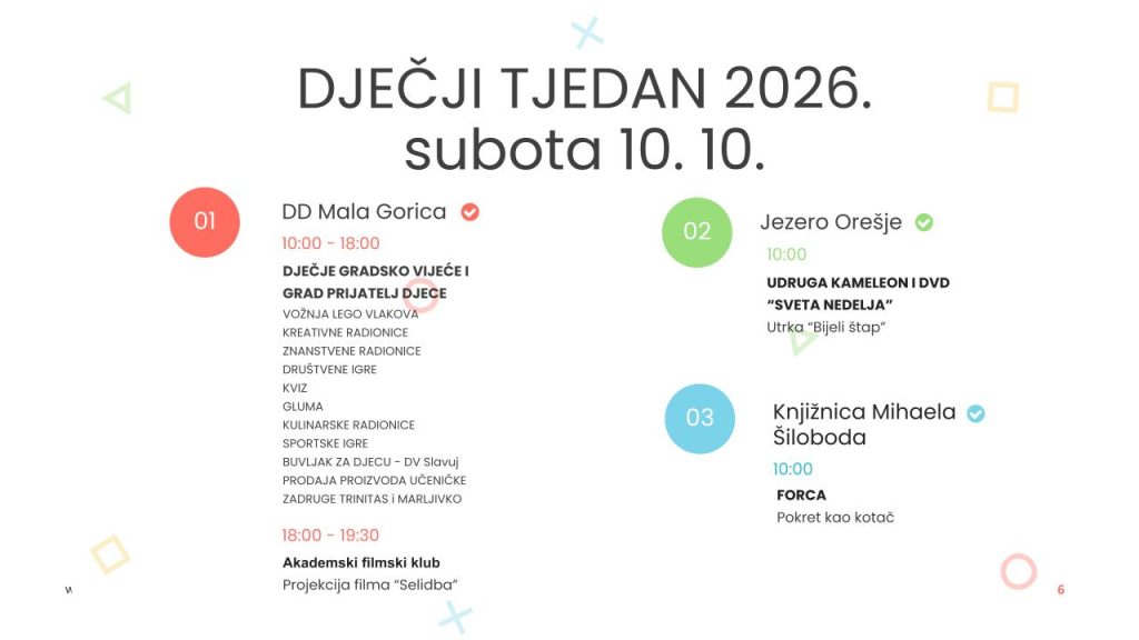 Dječji tjedan 2026.10.10