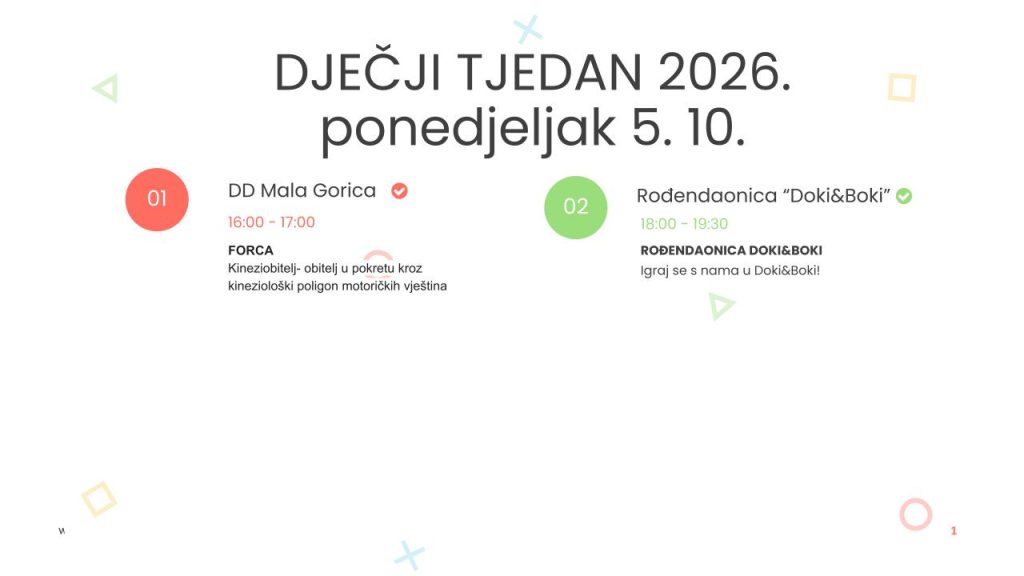 Dječji tjedan 2026.5.10