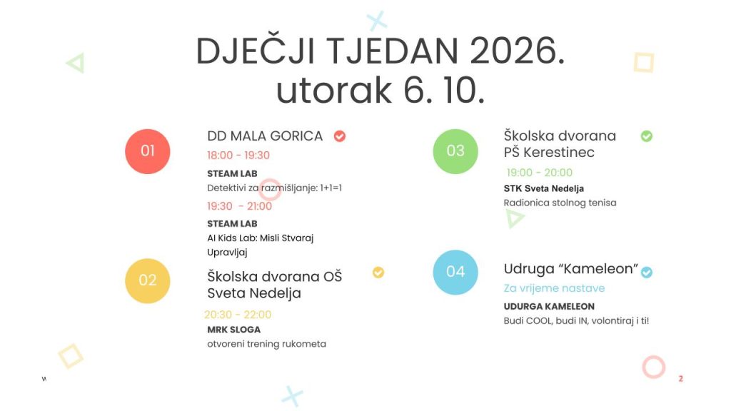 Dječji tjedan 2026.6.10